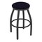 Holland Bar Stool Co 25" Swivel Counter Stool, Pewter Finish, Canter Twilight Seat X802 - alternate 1